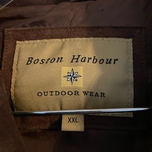 Boston Harbor Brown Suede leather jacket.